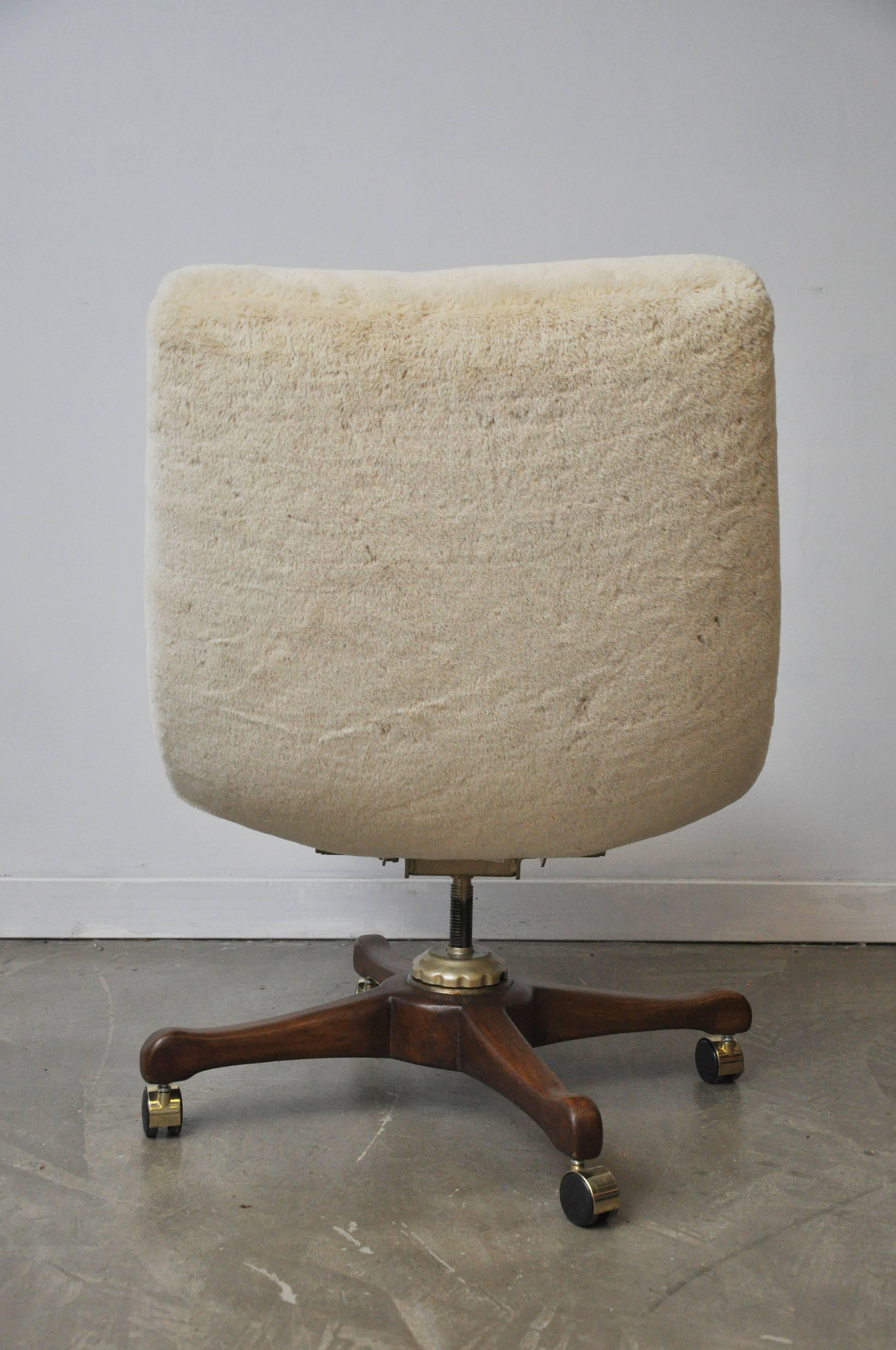 Fur Vladimir Kagan Office Desk Chair