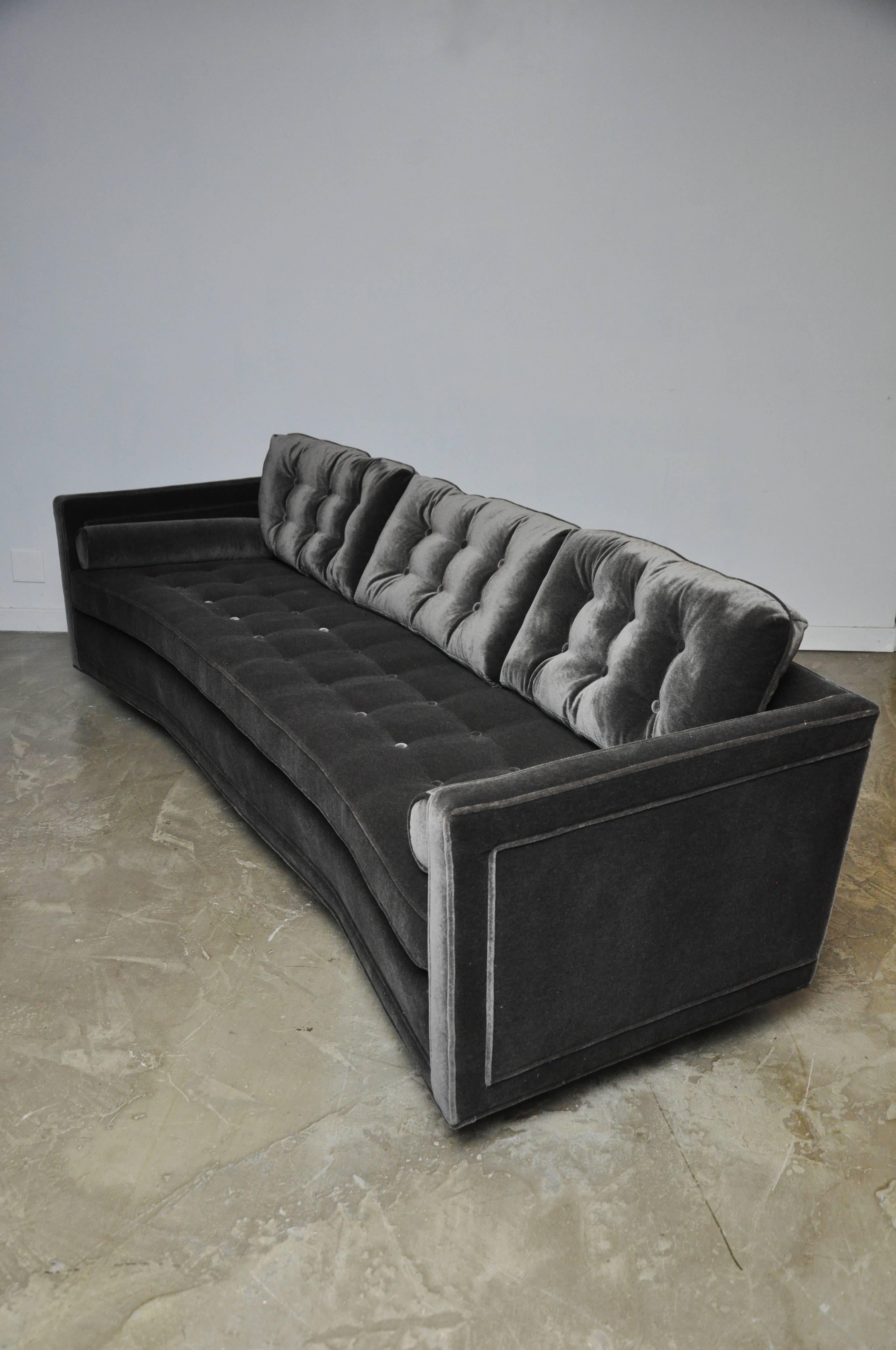 American Harvey Probber Curved Sofa