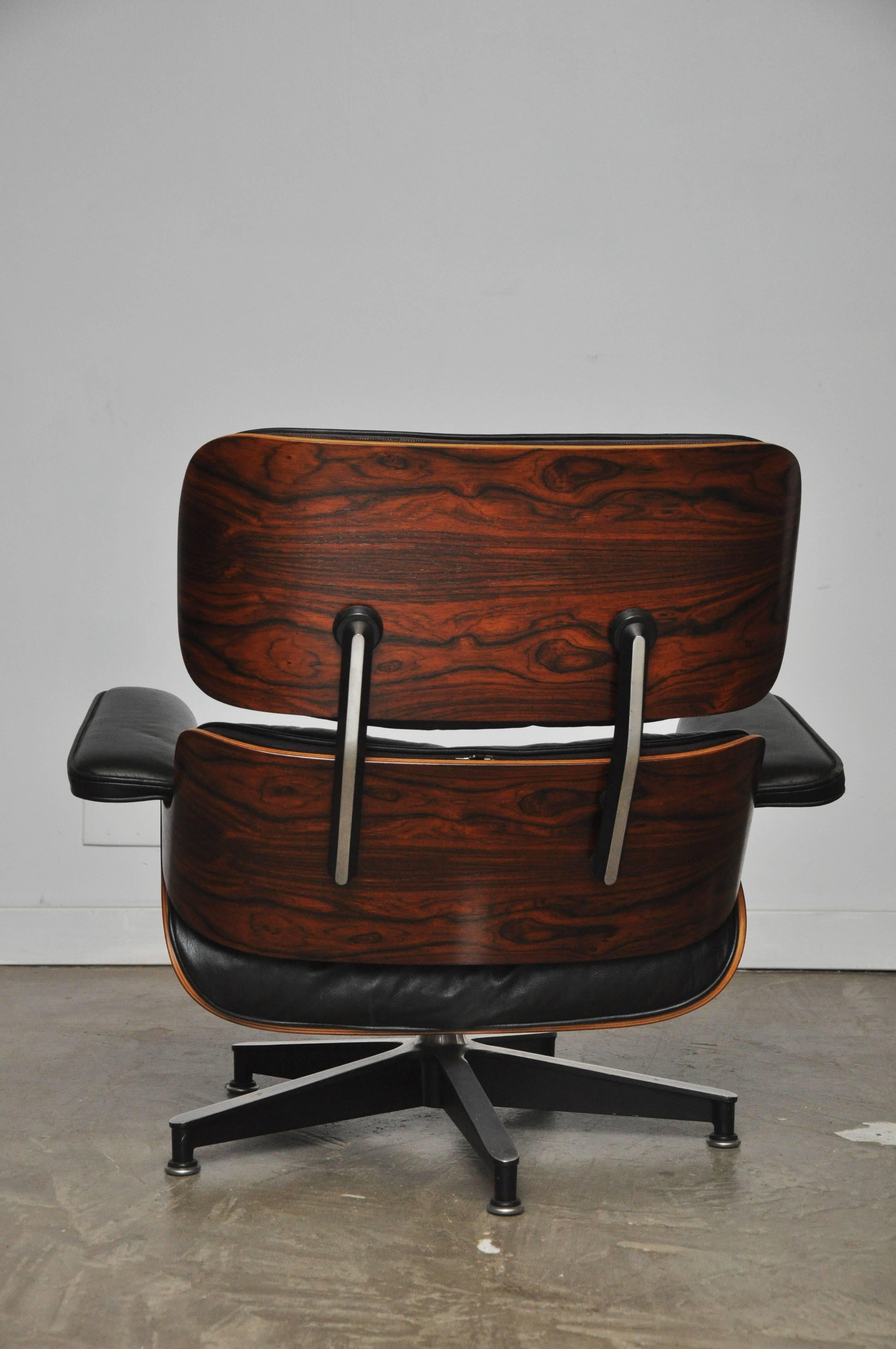 Early Rosewood Charles Eames Lounge Chair for Herman Miller 1