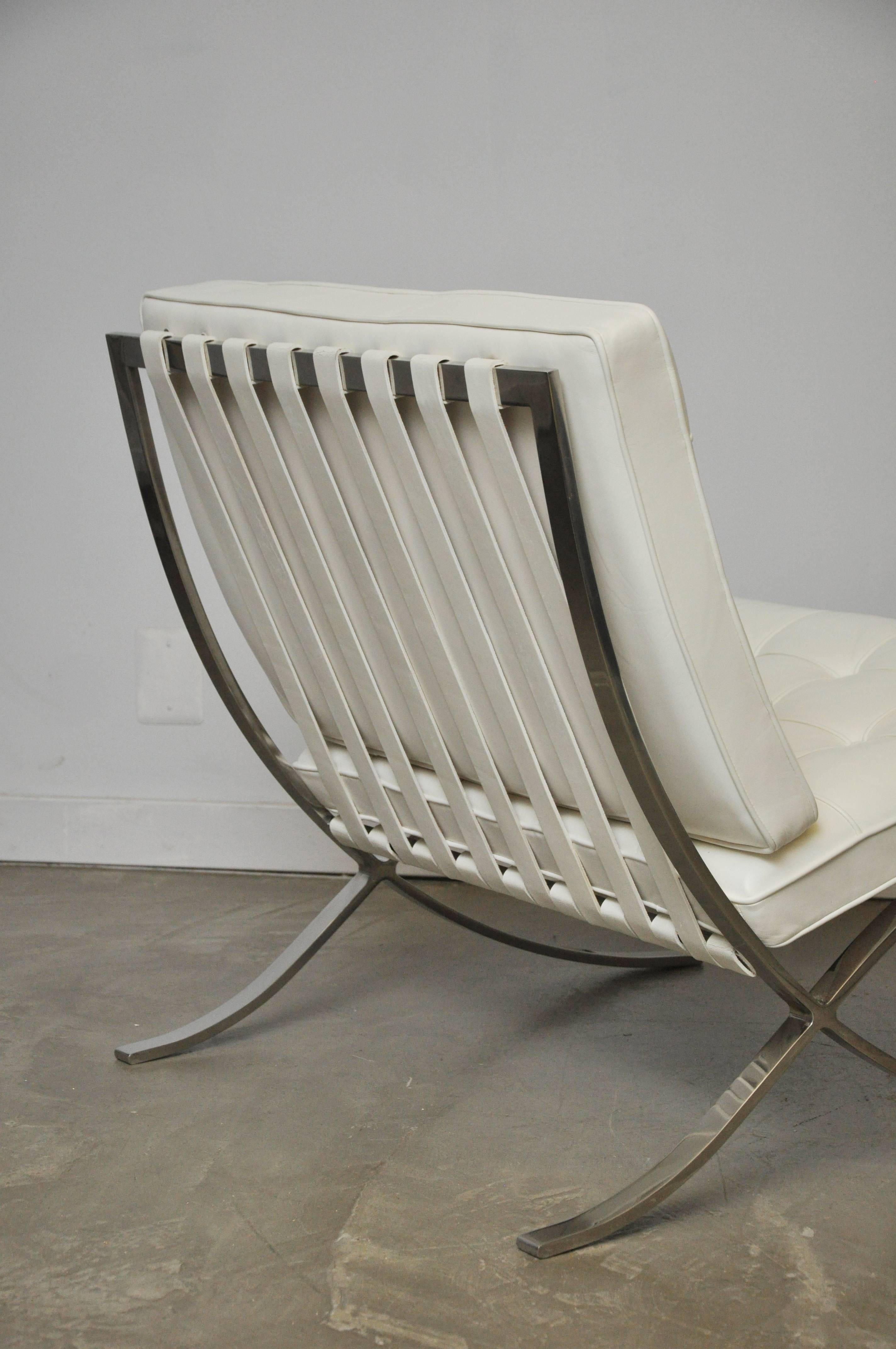 Mies van der Rohe Barcelona Chair and Ottoman, Knoll, 1970 1