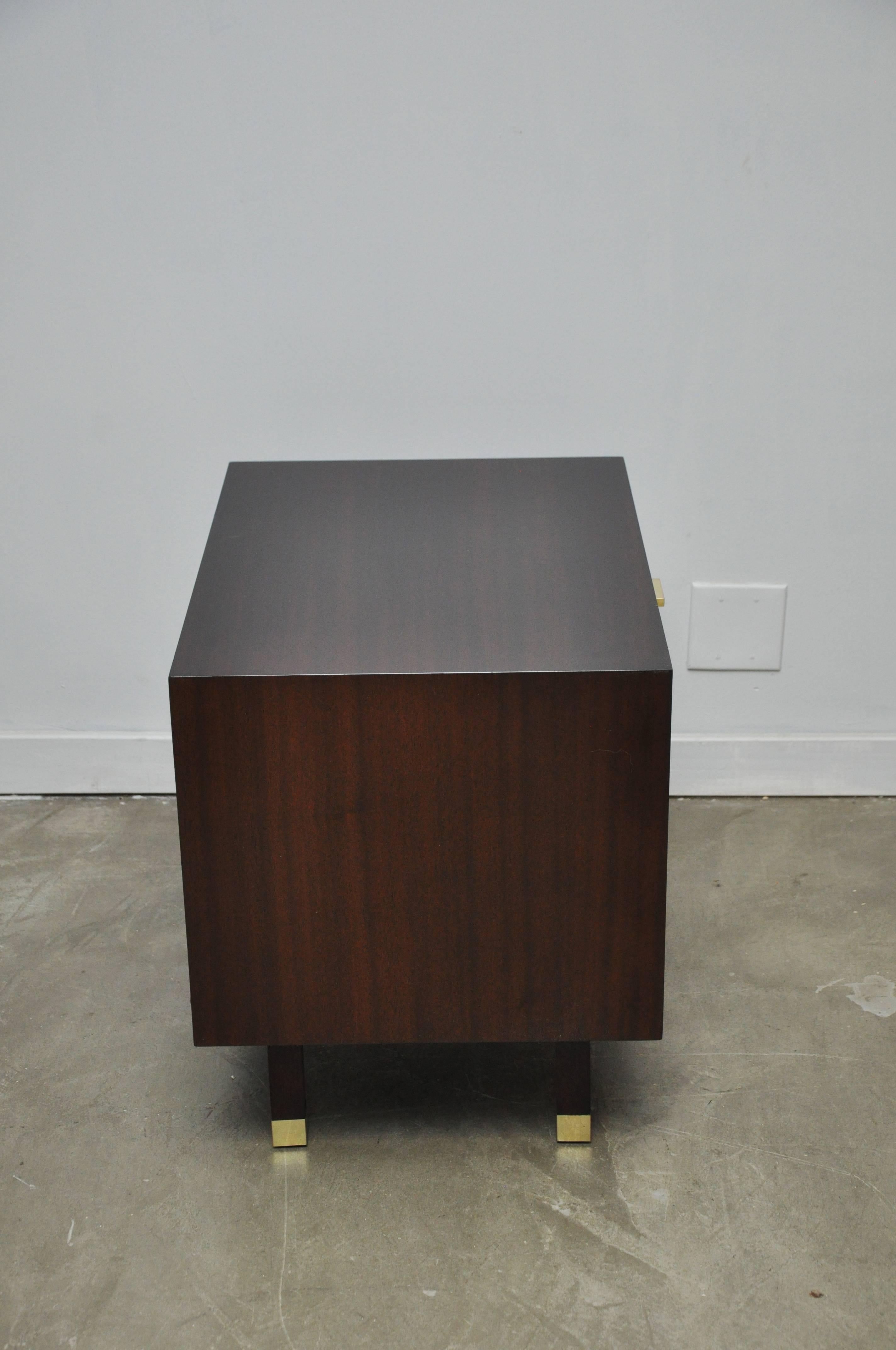 Brass Harvey Probber Nightstand End Table