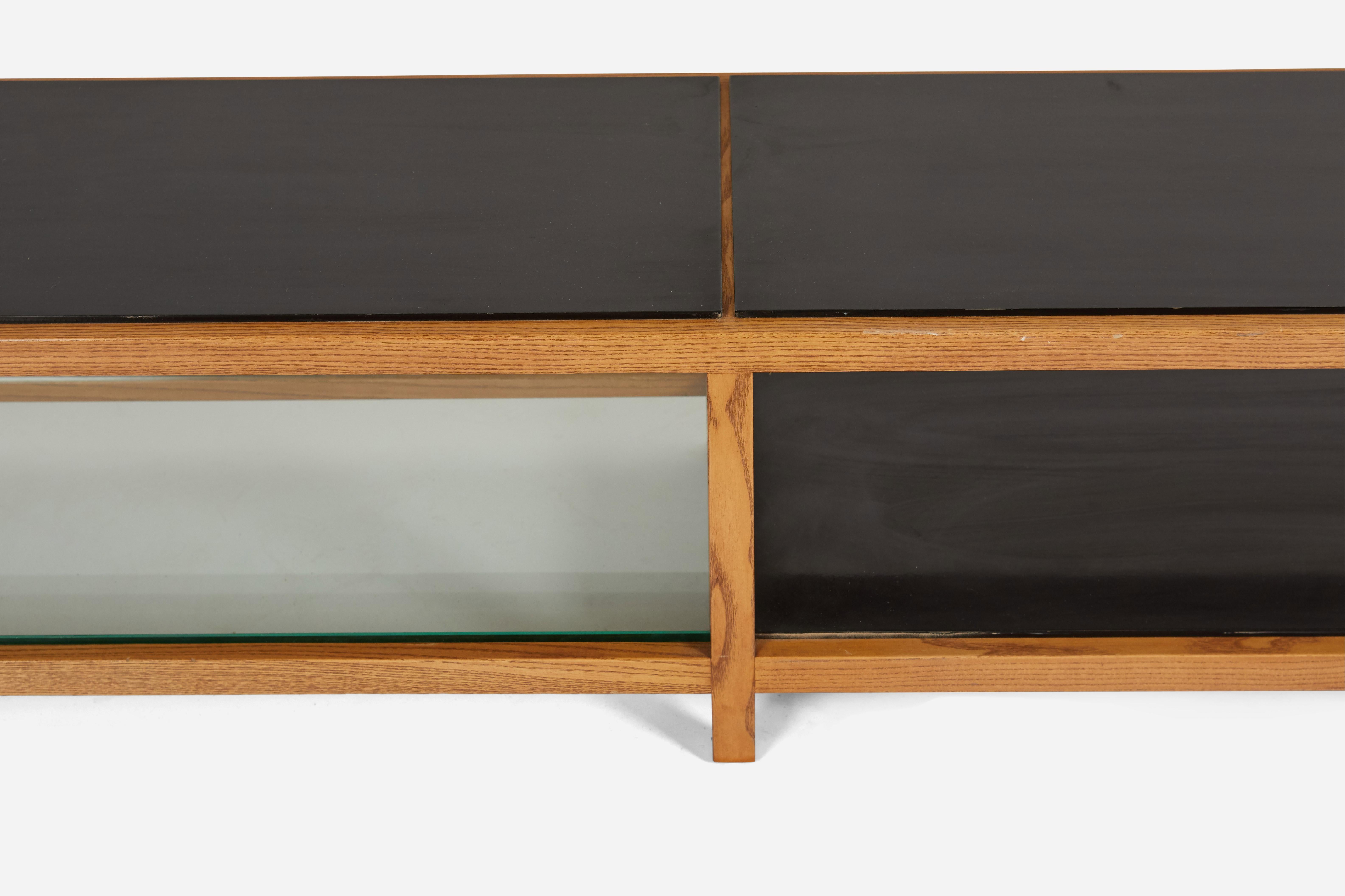 Coffee tables by Edward Wormley for Dunbar. Vintage, 1950s. Ash frame with laminate top.