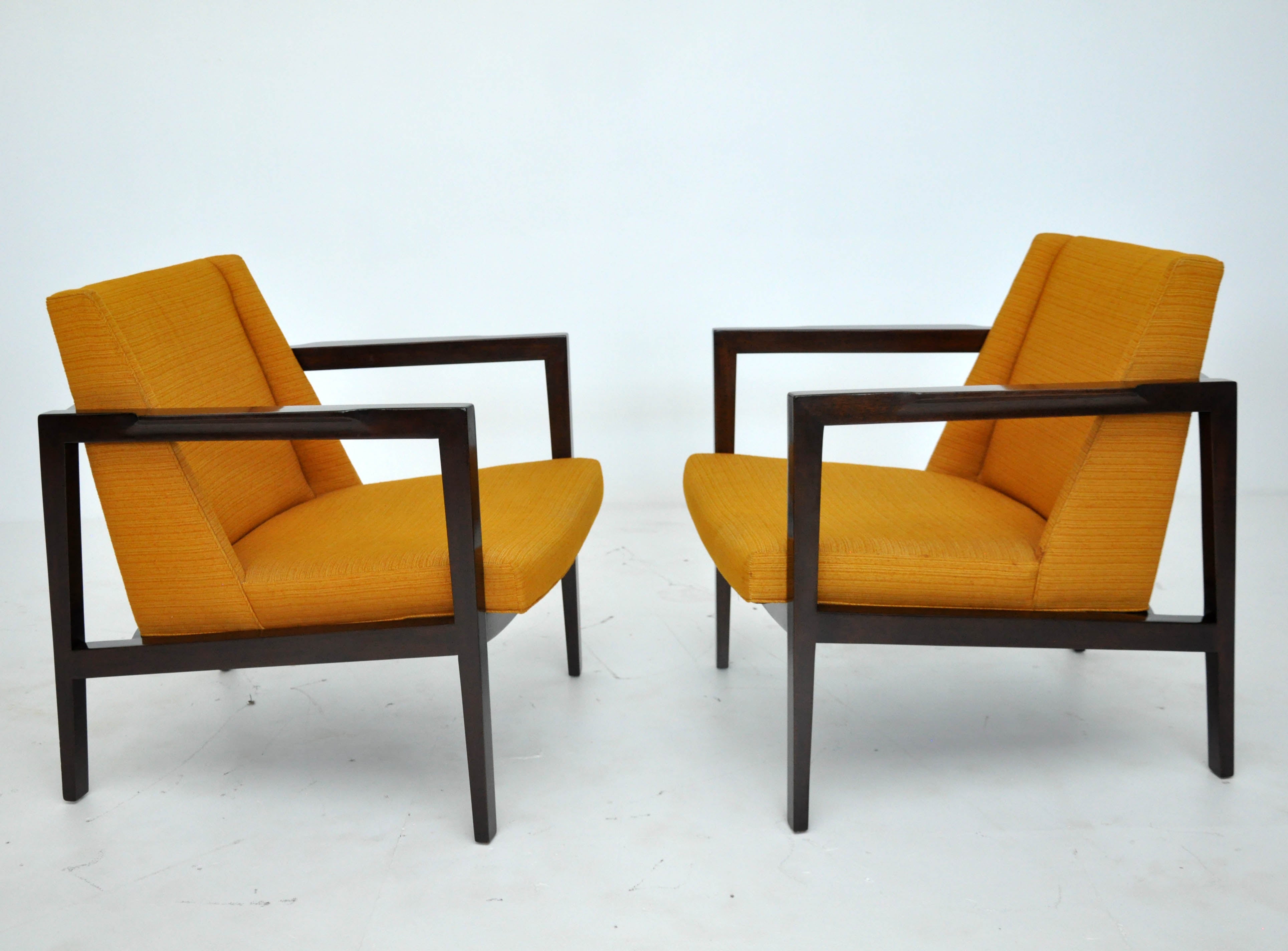 Dunbar Open Frame Lounge Chairs by Edward Wormley