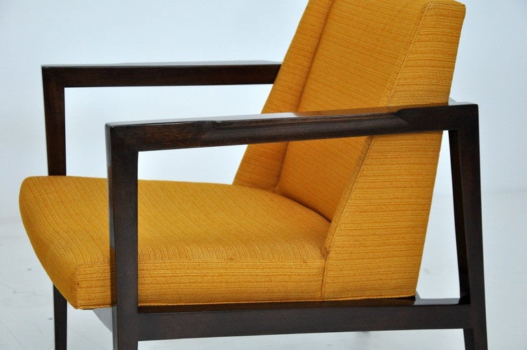 Mid-Century Modern Dunbar Open Frame Lounge Chairs by Edward Wormley