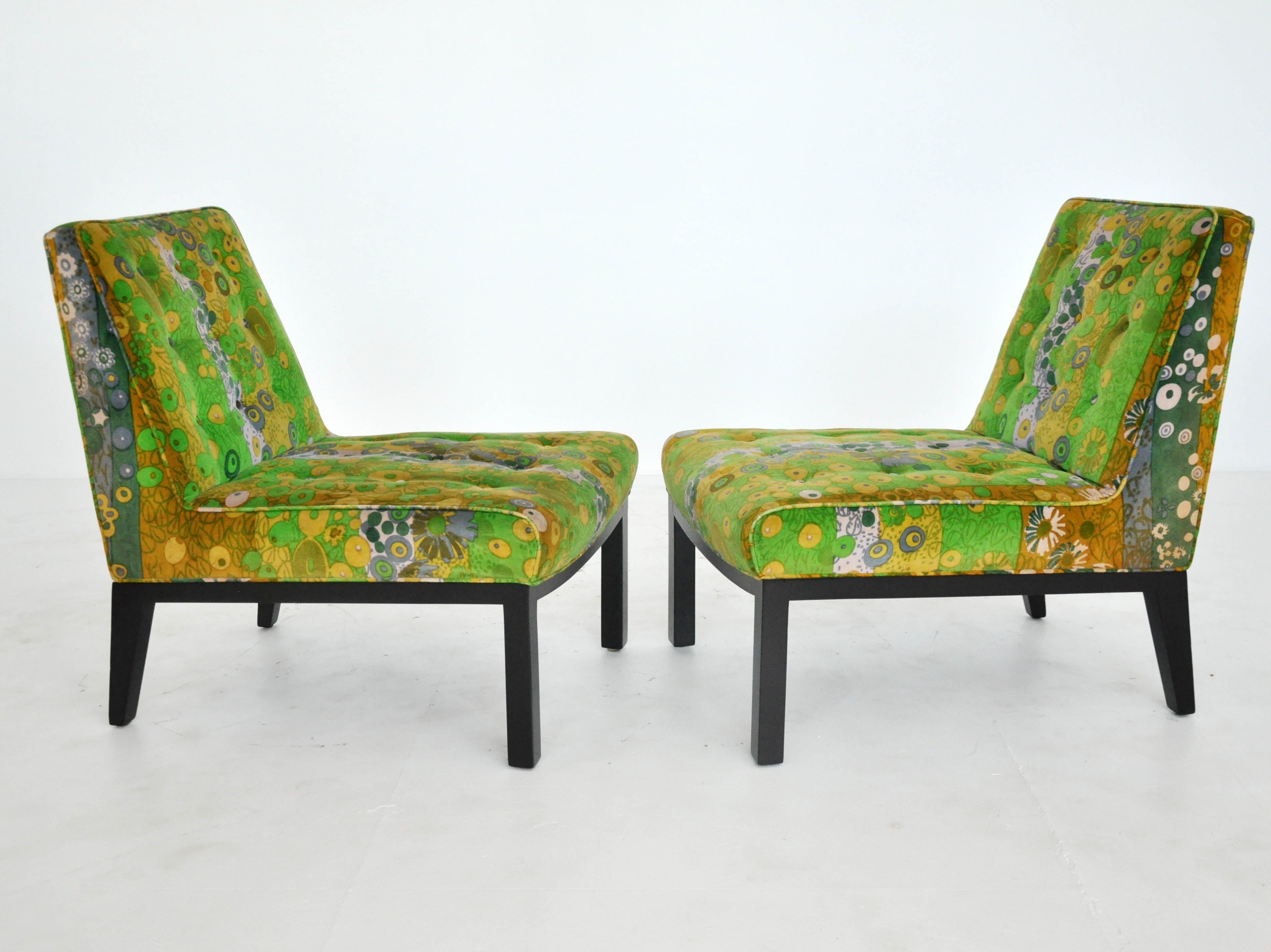 Slipper Chairs by Edward Wormley for Dunbar
