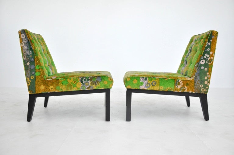 American Slipper Chairs by Edward Wormley for Dunbar