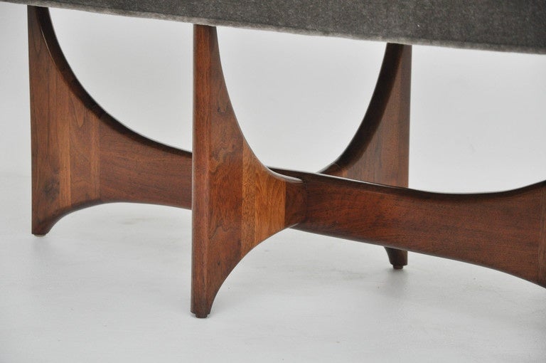 20th Century Adrian Pearsall Sculptural Bench