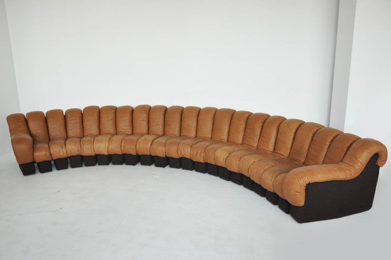 Leather De Sede Ds600 Non-Stop Sectional Sofa