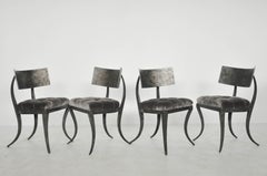 Steel Klismos Chairs