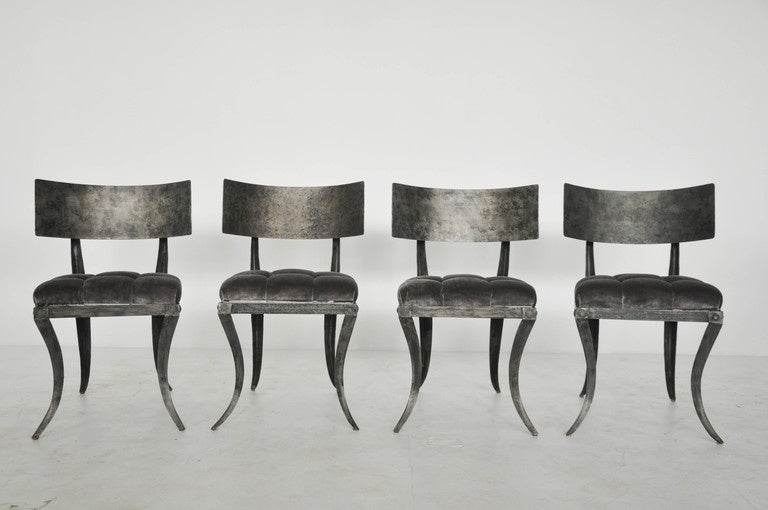 American Steel Klismos Chairs