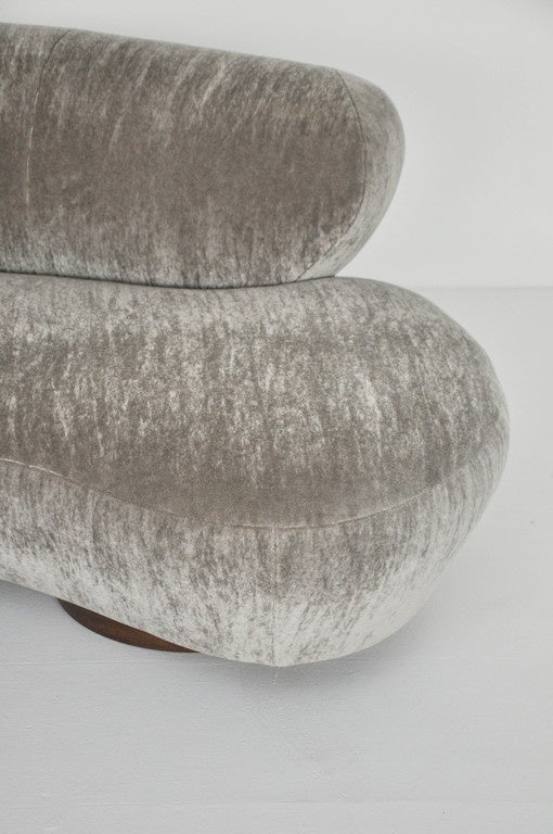 20th Century Vladimir Kagan Serpentine Sofa