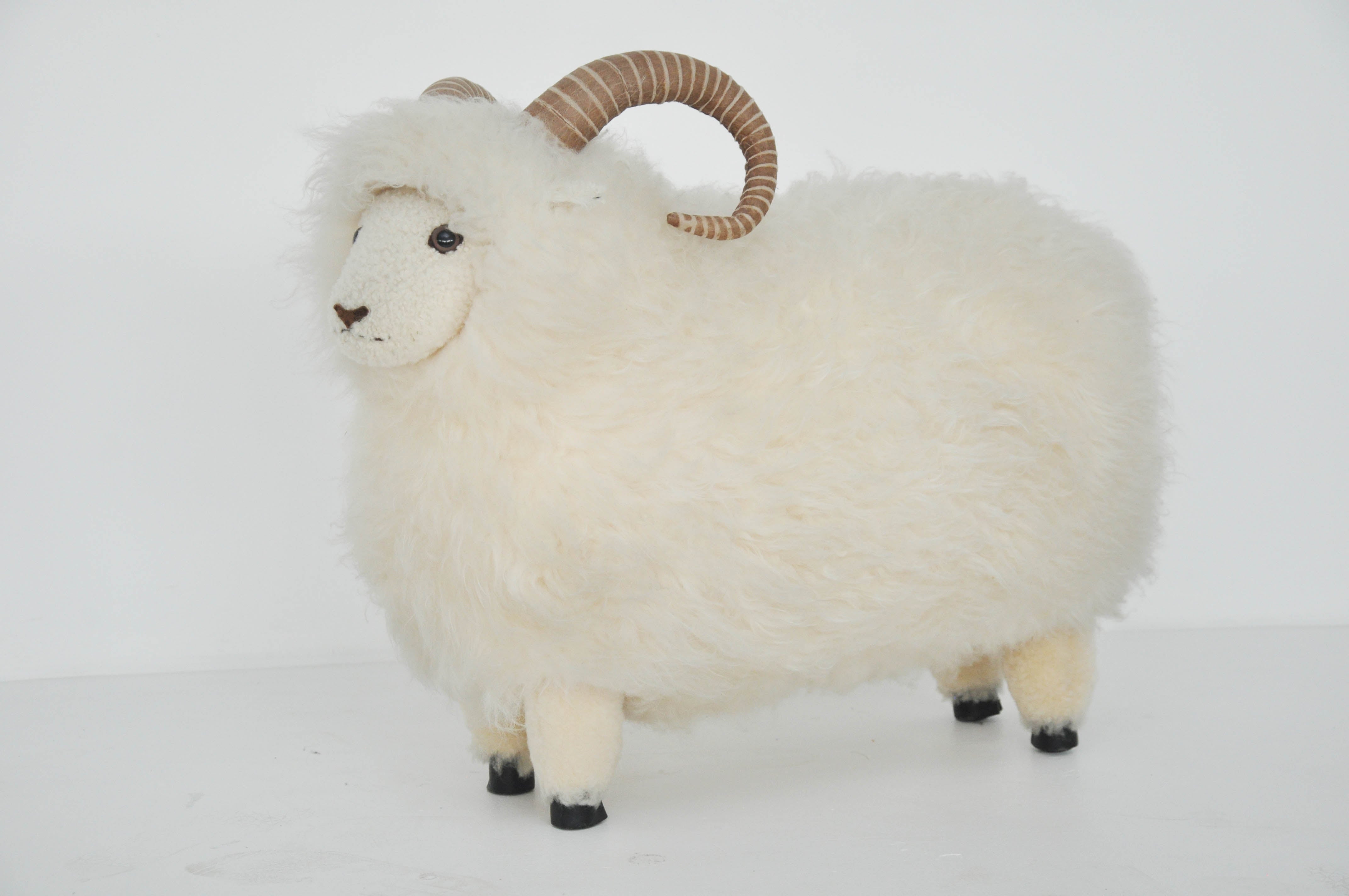 A Life size Decorative Sheep
