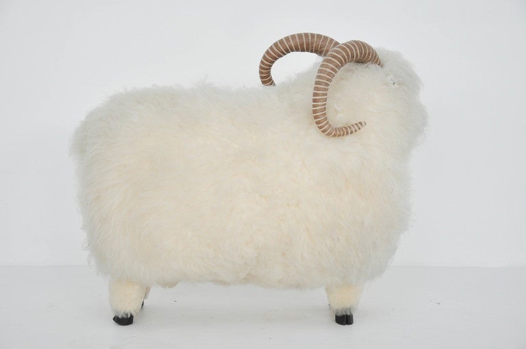 Leather A Life size Decorative Sheep
