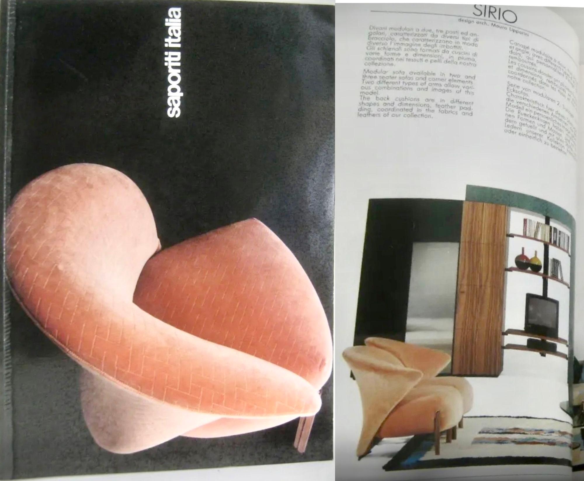 Saporiti Sculptural Italian Post Modern Lounge Chair, 1990 5