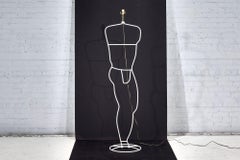 Post Modern Line Art Human Figural Floor Lamp, 1970