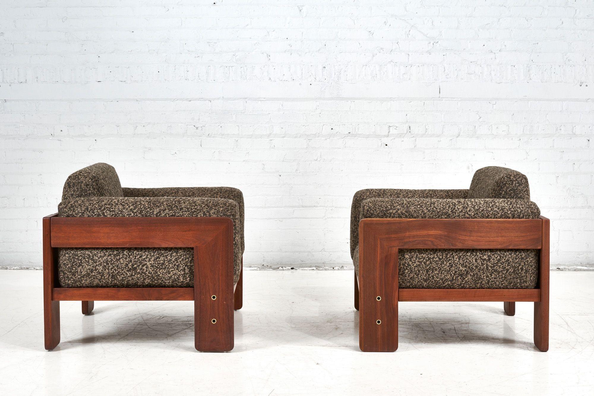 Pair Bastiano Lounge Chairs by Tobia Scarpa for Gavina, Italy, 1970 1