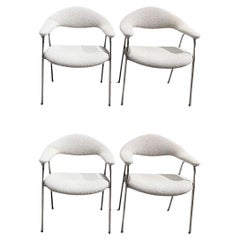 Set postmoderno di 6 sedie da pranzo/sedie laterali di Marble Imperial Design, 1970
