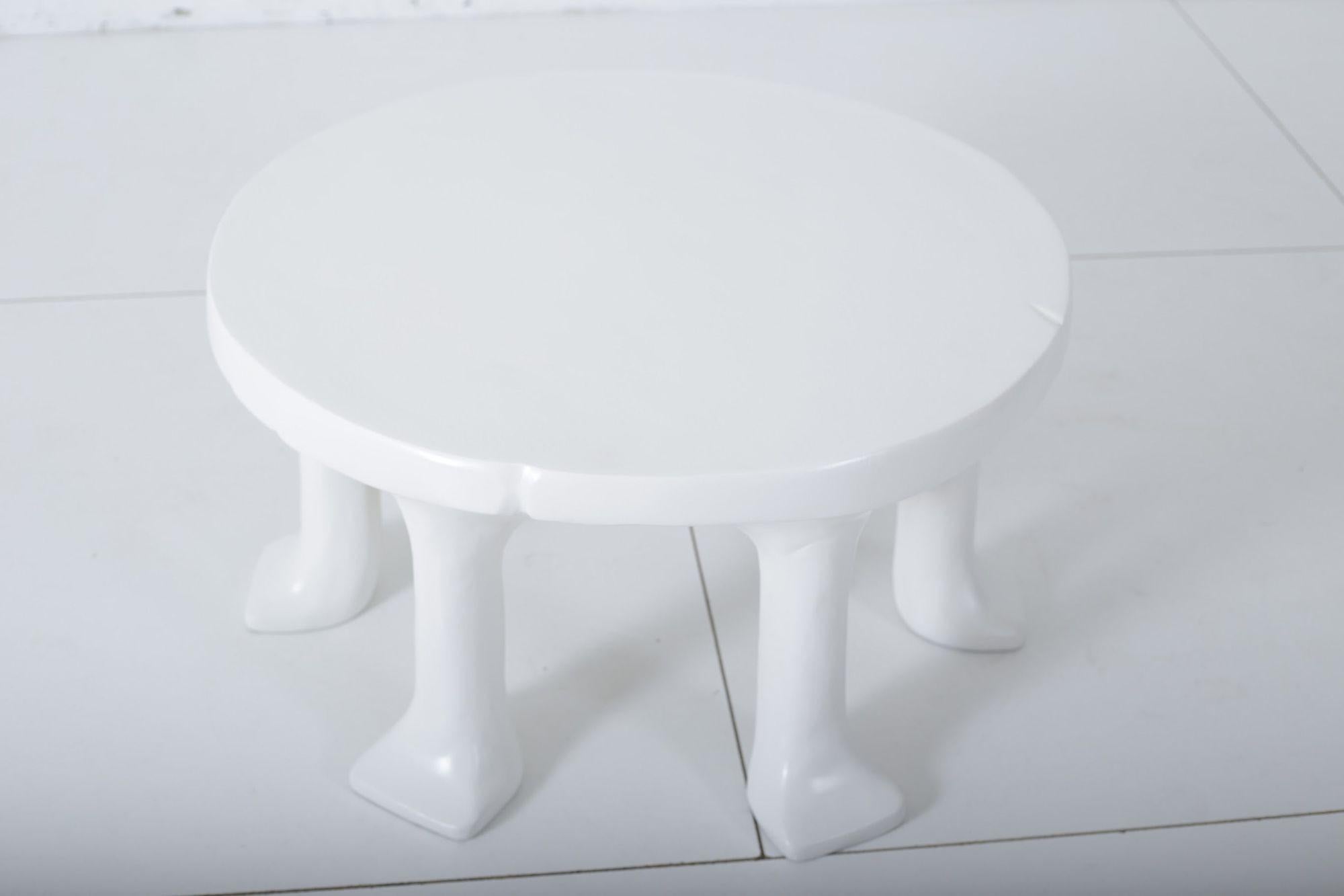 John Dickinson African Leg Table, Signed In Good Condition For Sale In Chicago, IL
