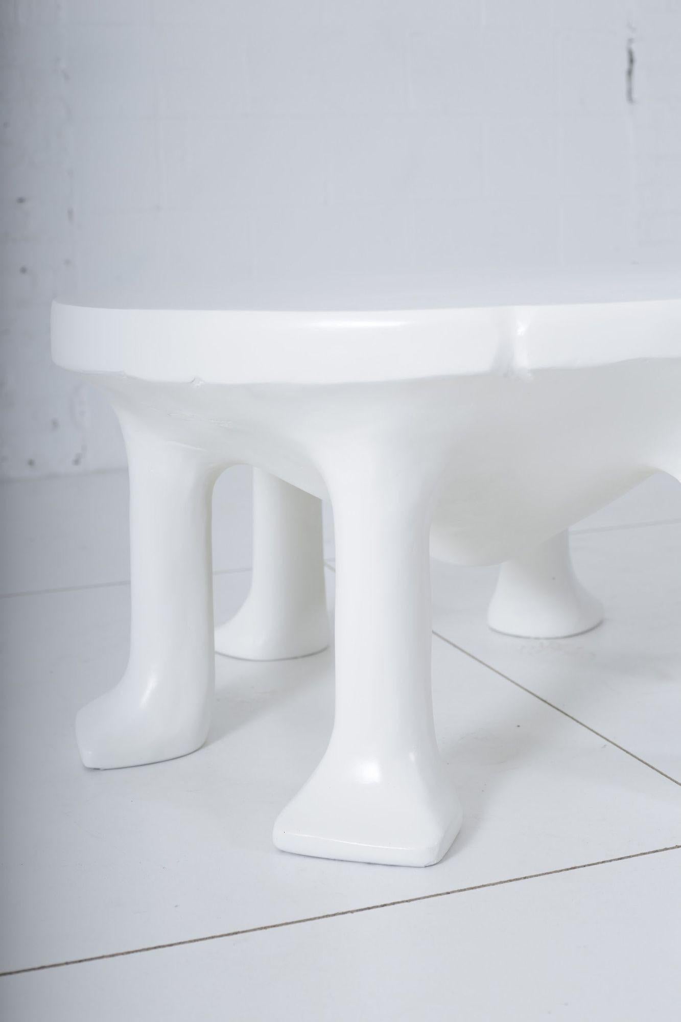 Contemporary John Dickinson African Leg Table, Signed For Sale