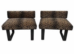 Bancs Morris modernes conçus par Edward Wormley pour Dunbar, années 1950