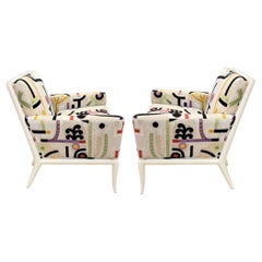 Pair T.H. Robsjohn-Gibbings for Widdicomb Lounge Chairs, 1950