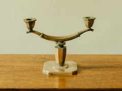 Candelabro sueco de bronce Grace de los años 30, por Sune Bäckström