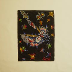 Aubusson Papillons “Nazareth” Tapestry by Jean Lurcat (France, 1892 - 1966)