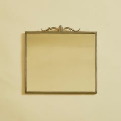 Art Deco Pewter Mirror by Edvin Ollers