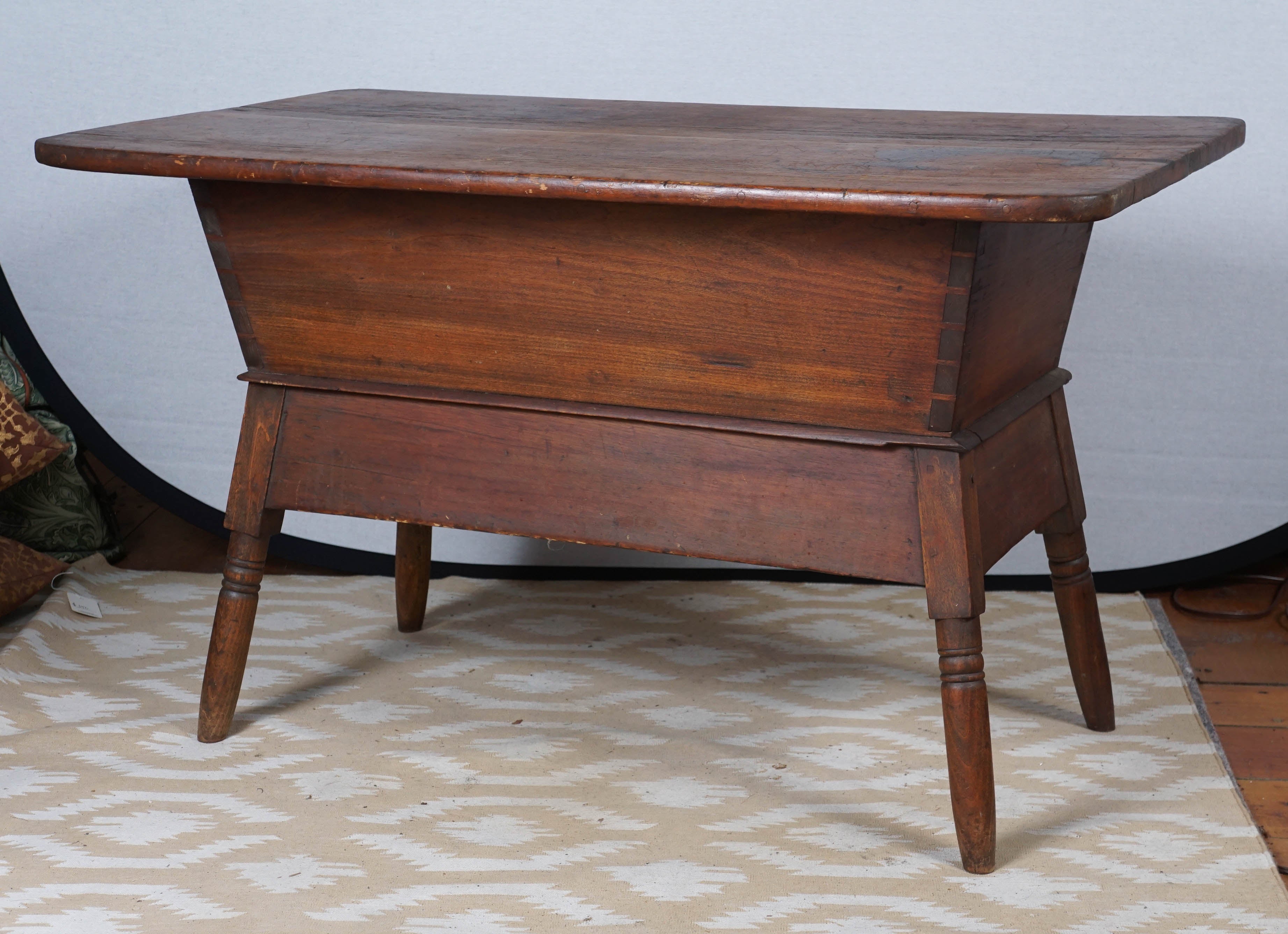 19th Century American Dough or Trough Table For Sale