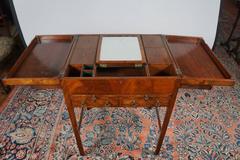 Sheraton Mahogany and Satinwood Dressing Table, circa 1785