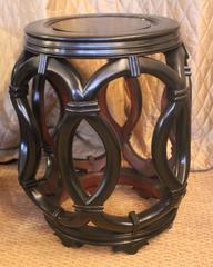 Pair of Chinese Barrel Side Tables or Stools