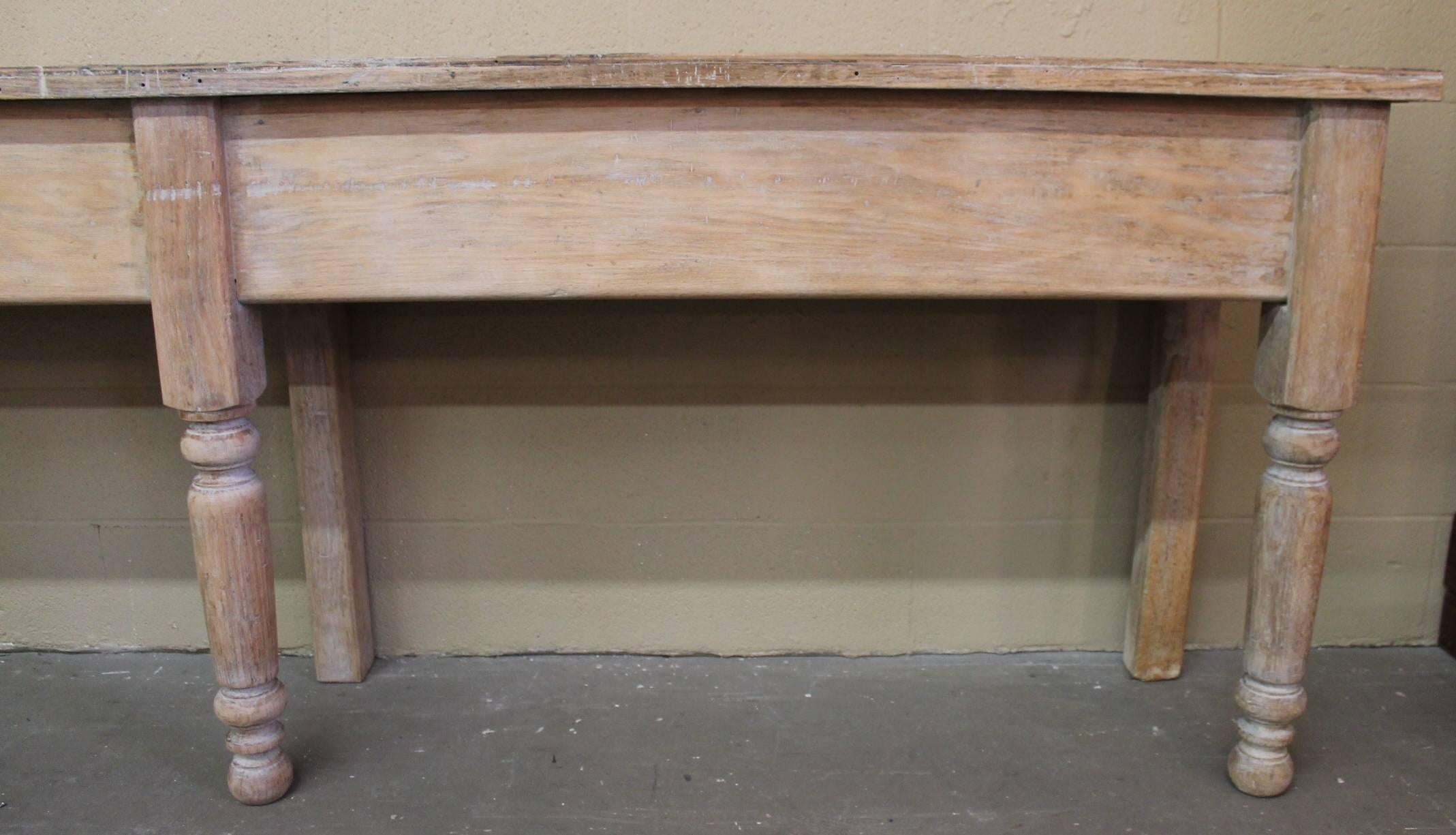 Late 19th Century or Early 20th Century Italian Console Table In Excellent Condition For Sale In Charlotte, NC