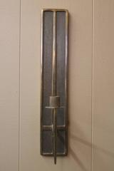 Mid-Century Brass Candle Sconces, circa 1960