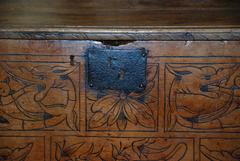 17th Century Carved Renaissance Portuguese Coffer