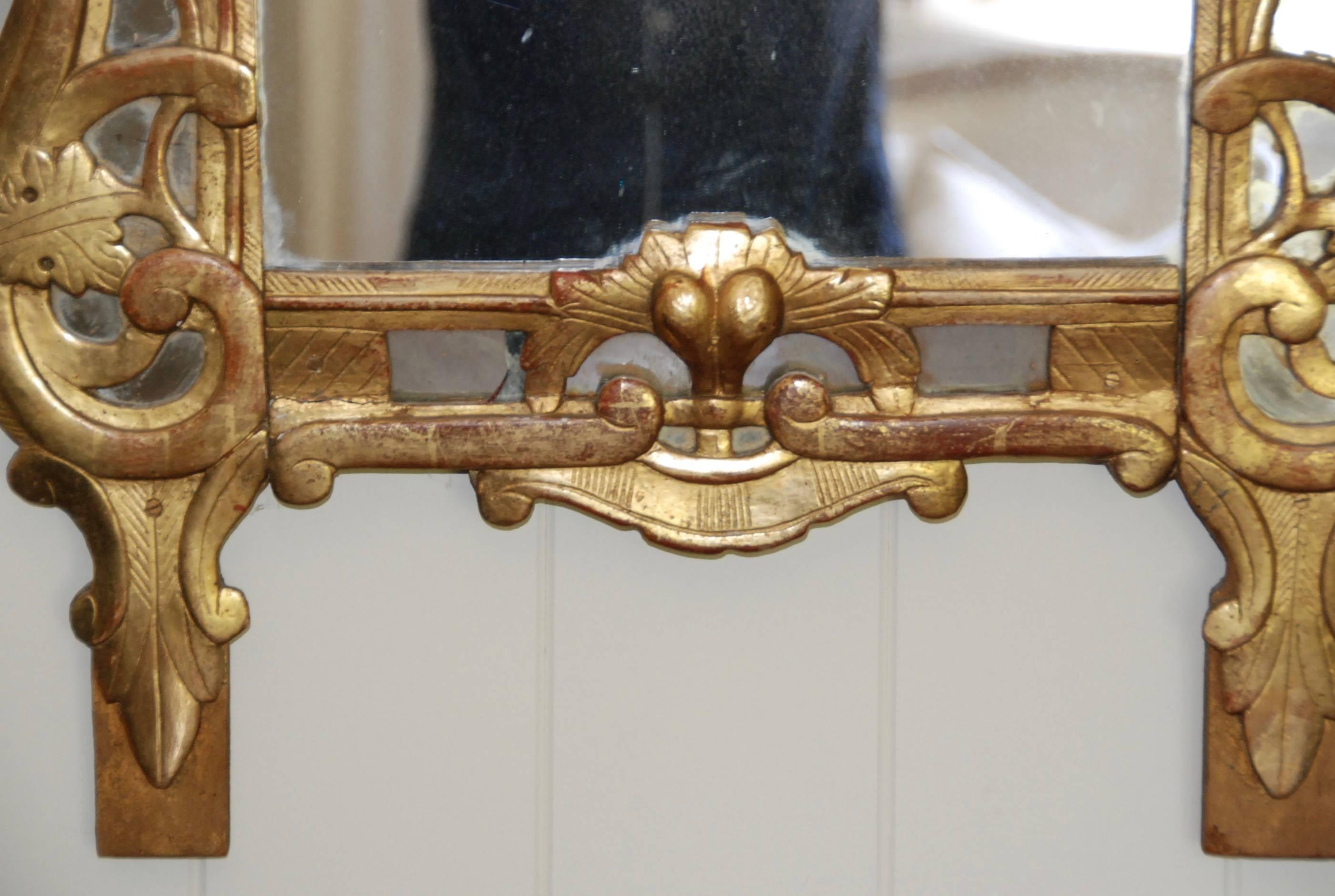 Early 19th Century French Provencal Mirror In Excellent Condition For Sale In Encinitas, CA