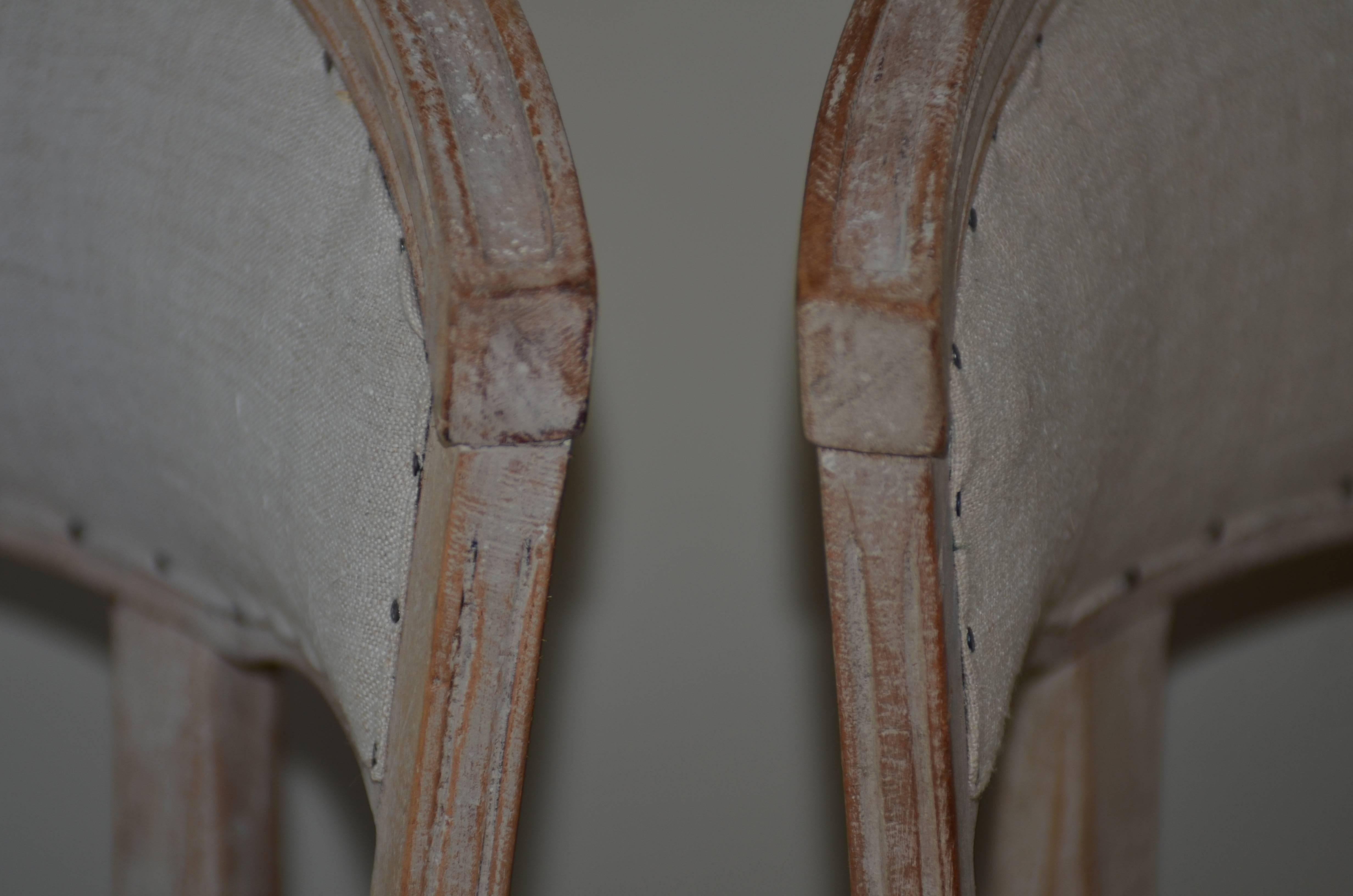 Pair of 19th Century Swedish Barrel Back Chairs 2