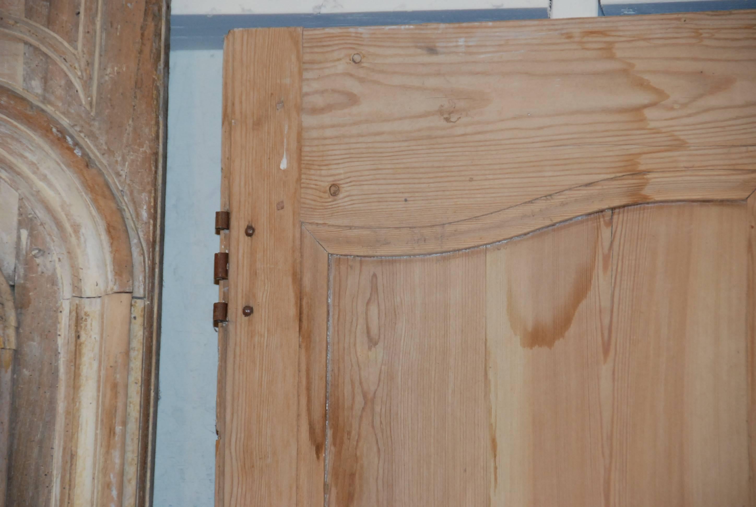 Pair of 19th Century French Pine Doors For Sale 7