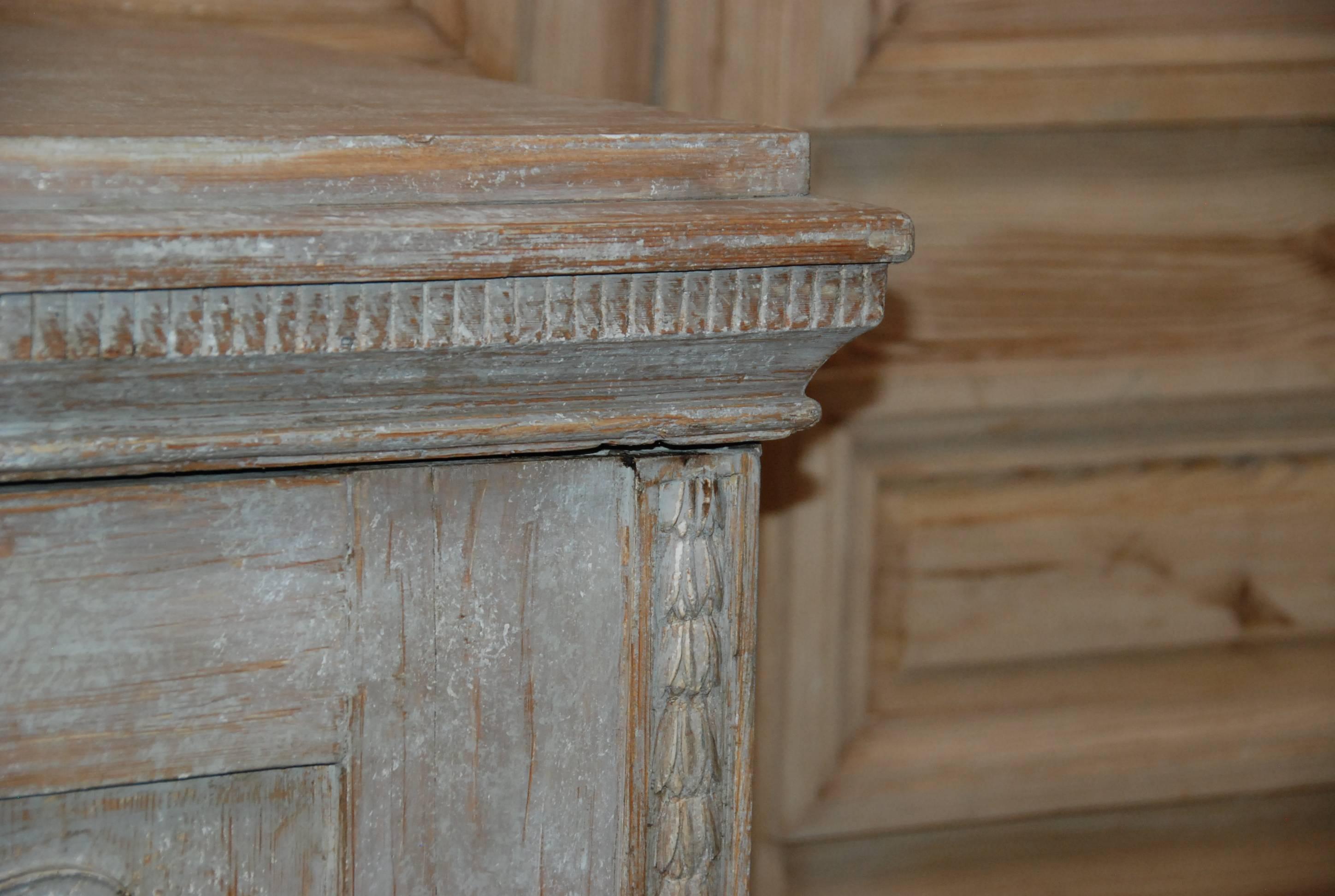 19th Century Swedish Carved Sideboard 2