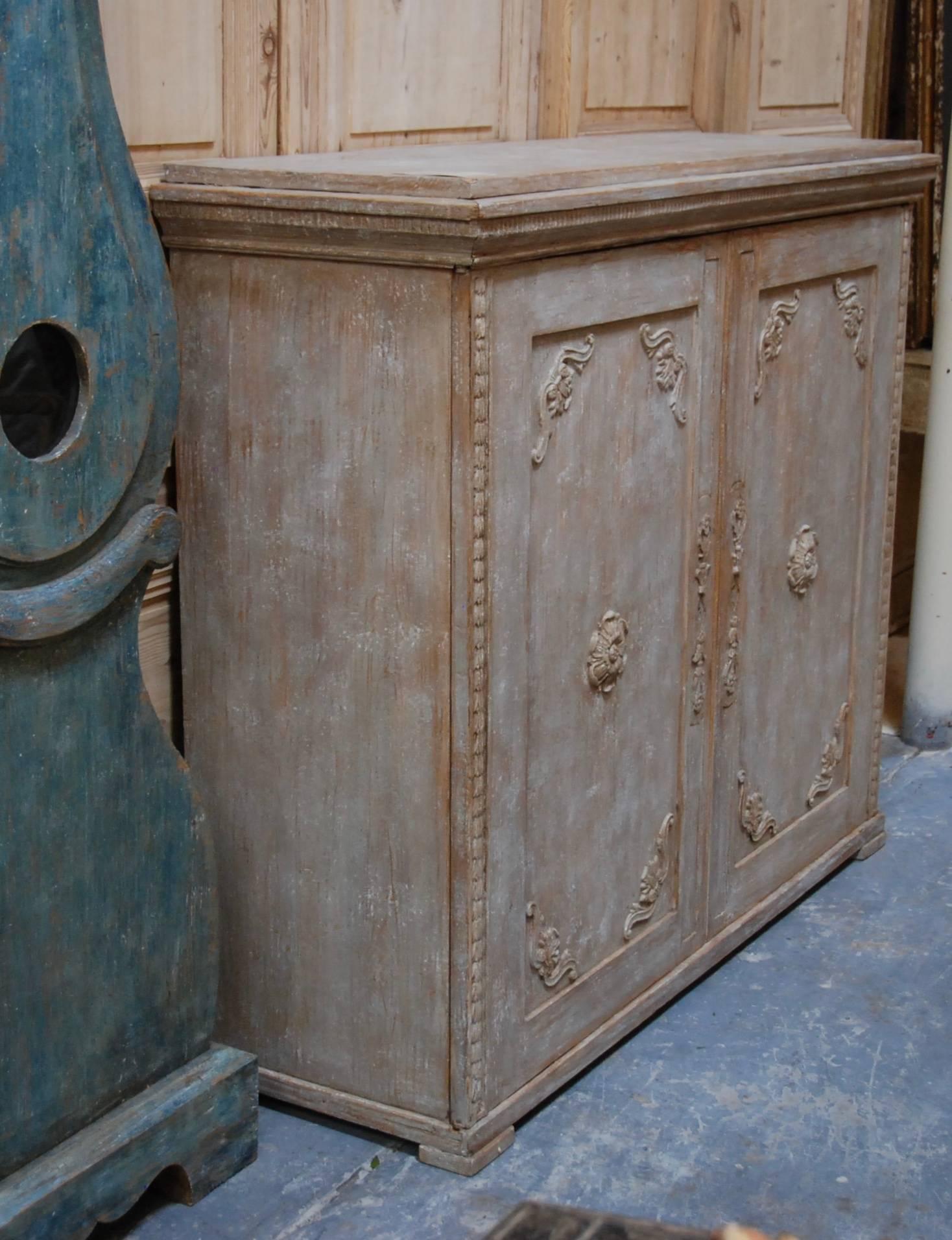 19th Century Swedish Carved Sideboard 7