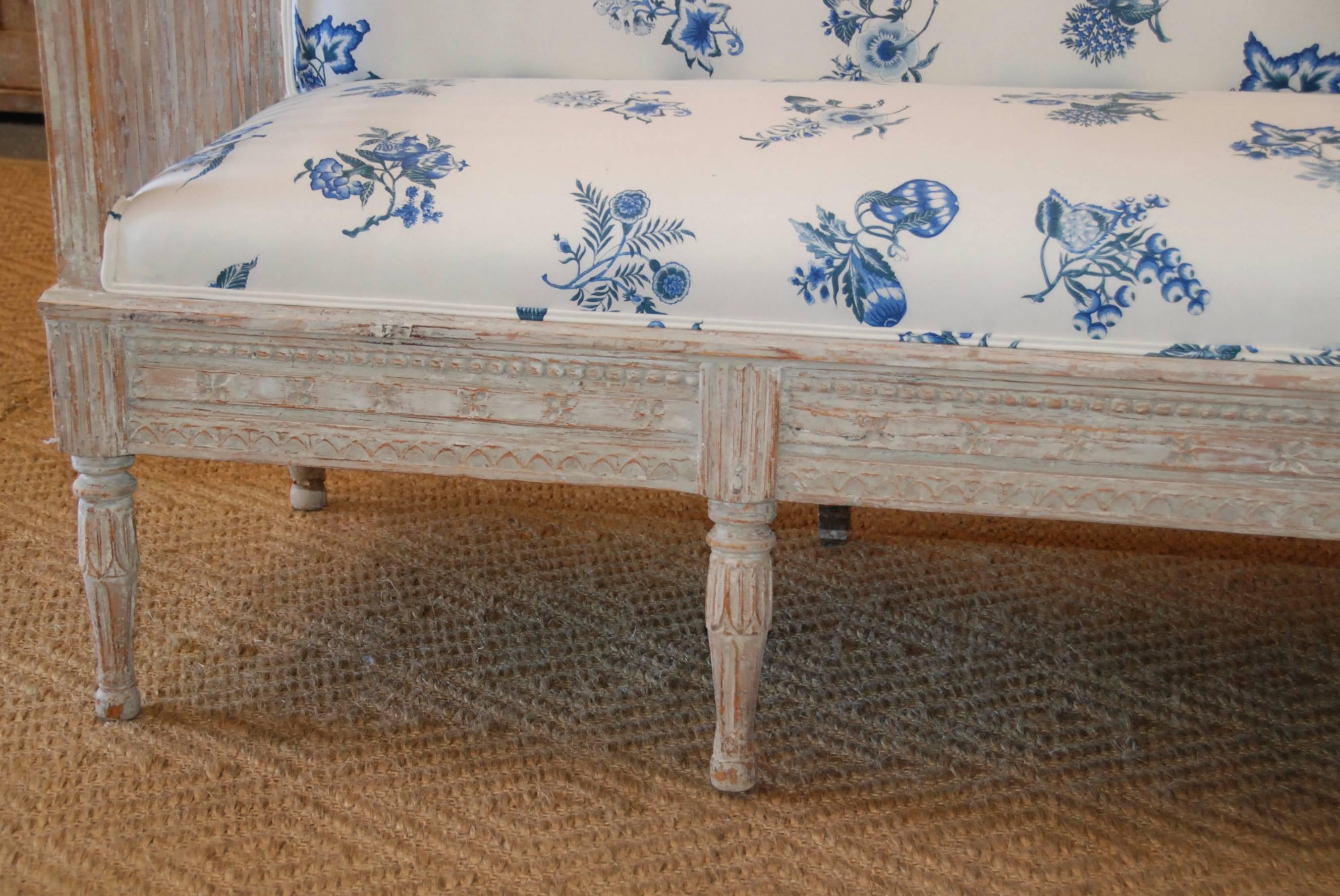 18th Century Period Swedish Gustavian Sofa 1