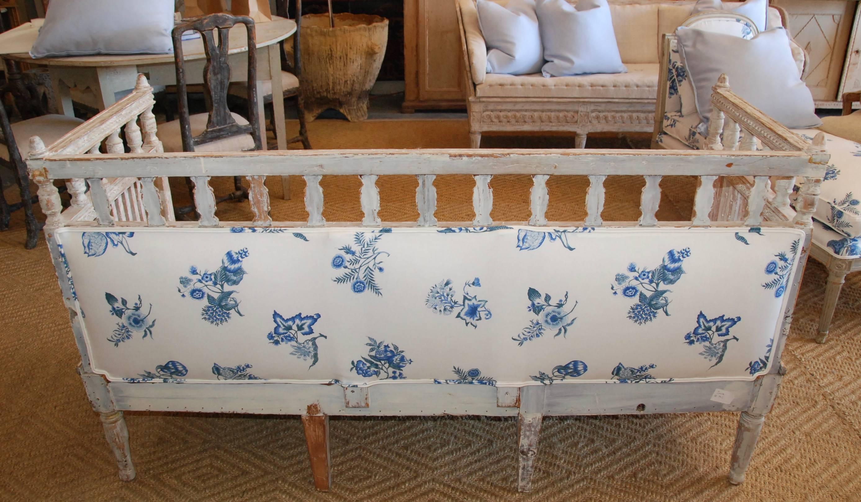 18th Century Period Swedish Gustavian Sofa 3