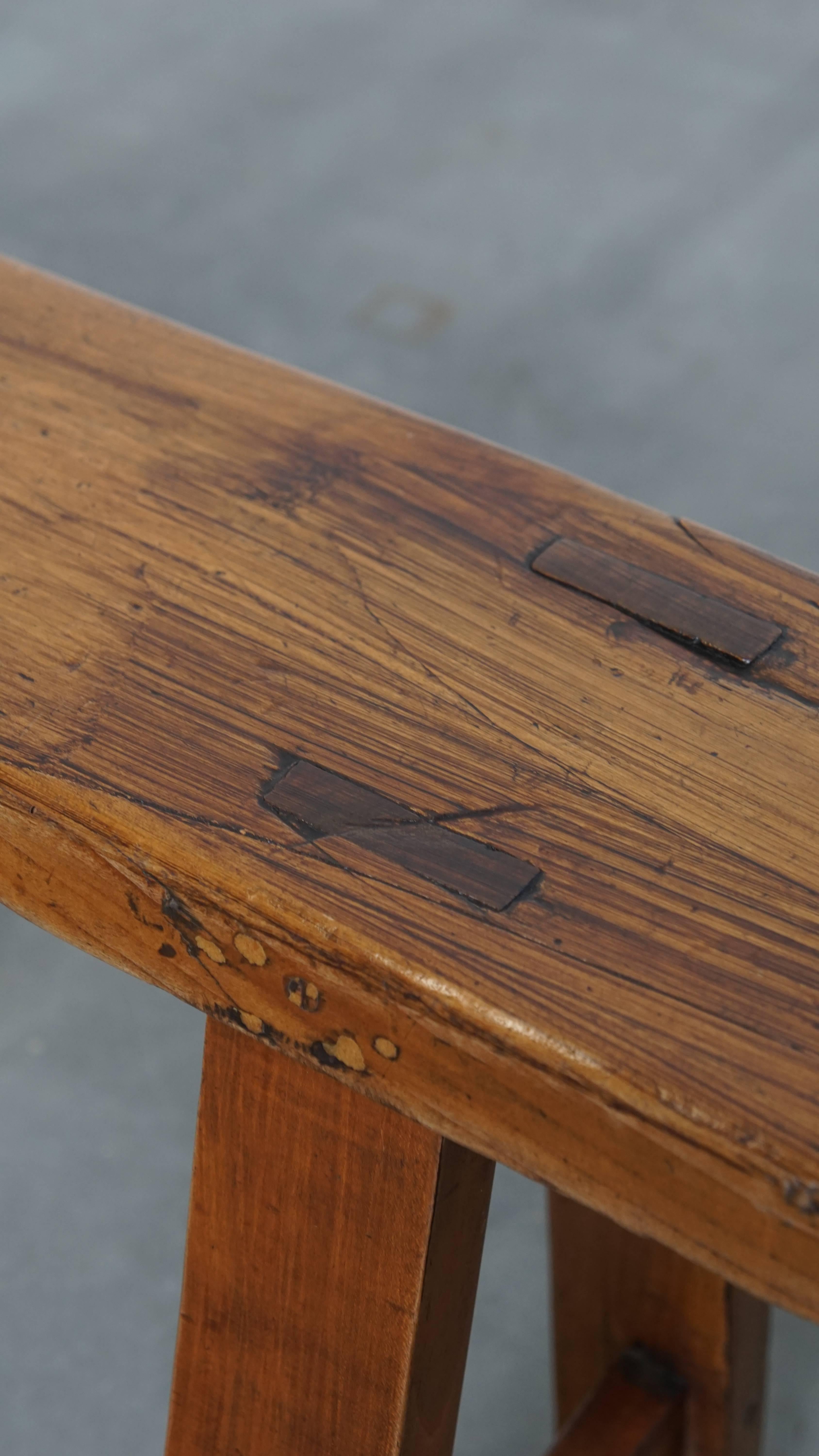 Banc d'entrée français / banc pour la table à manger en vente 1