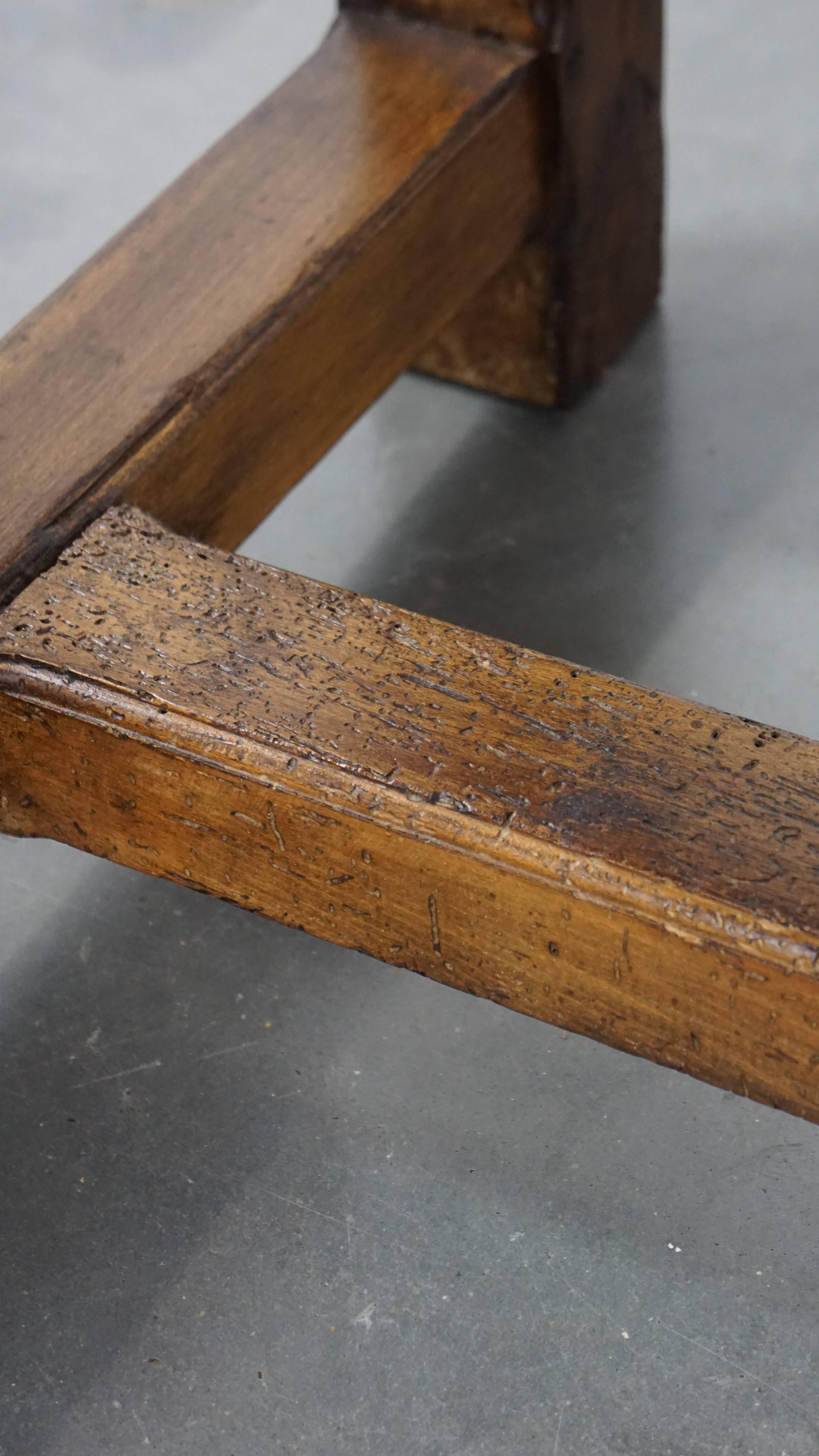 Antique French Oak Esstisch mit 3 Schubladen im Angebot 6