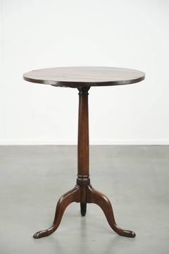 Antique English wine table in oak from the late 18th / early 19th century