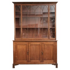 Antique English sideboard from the early 19th century in Gothic style