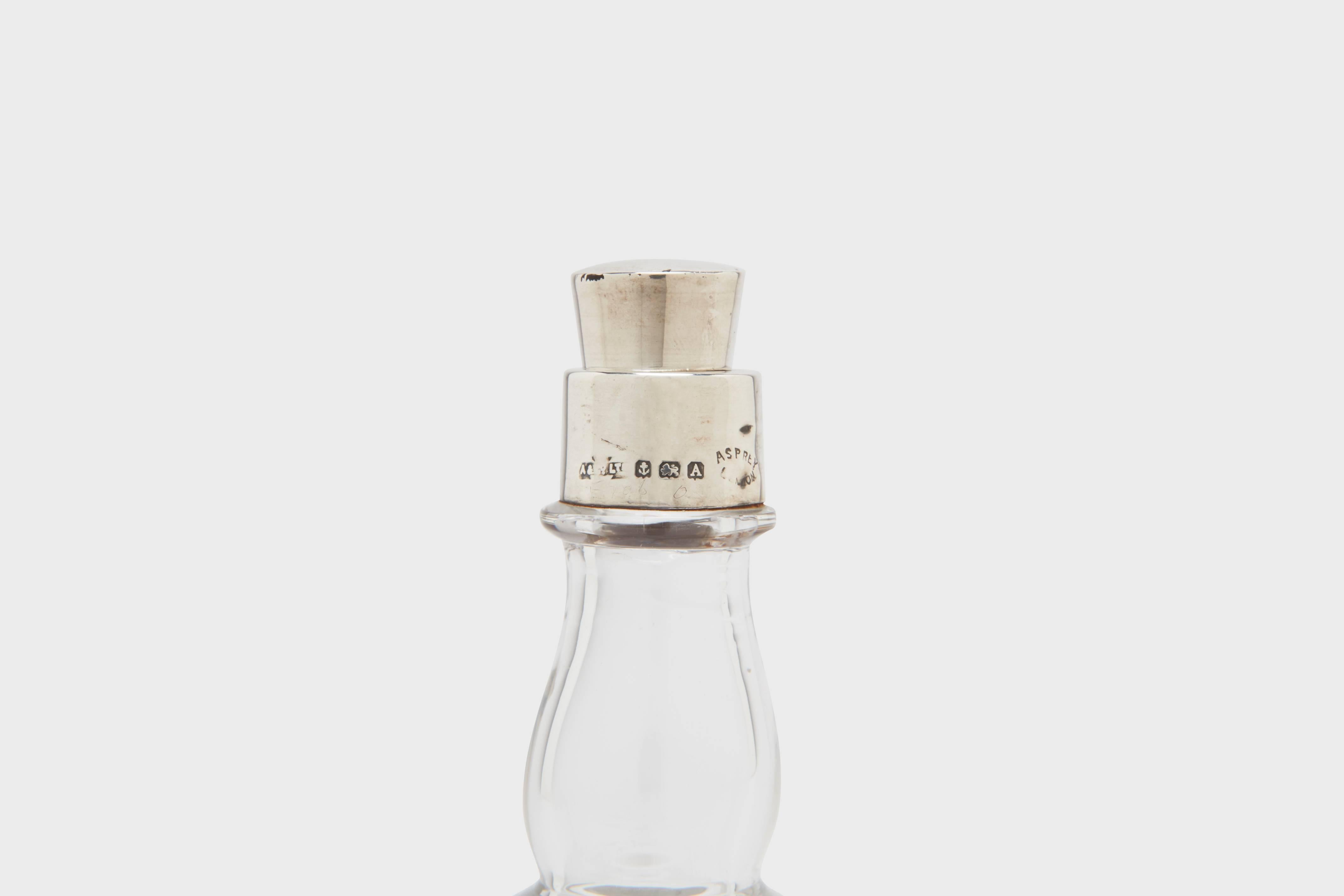 Art Deco Asprey Miniature Whiskey Bottle