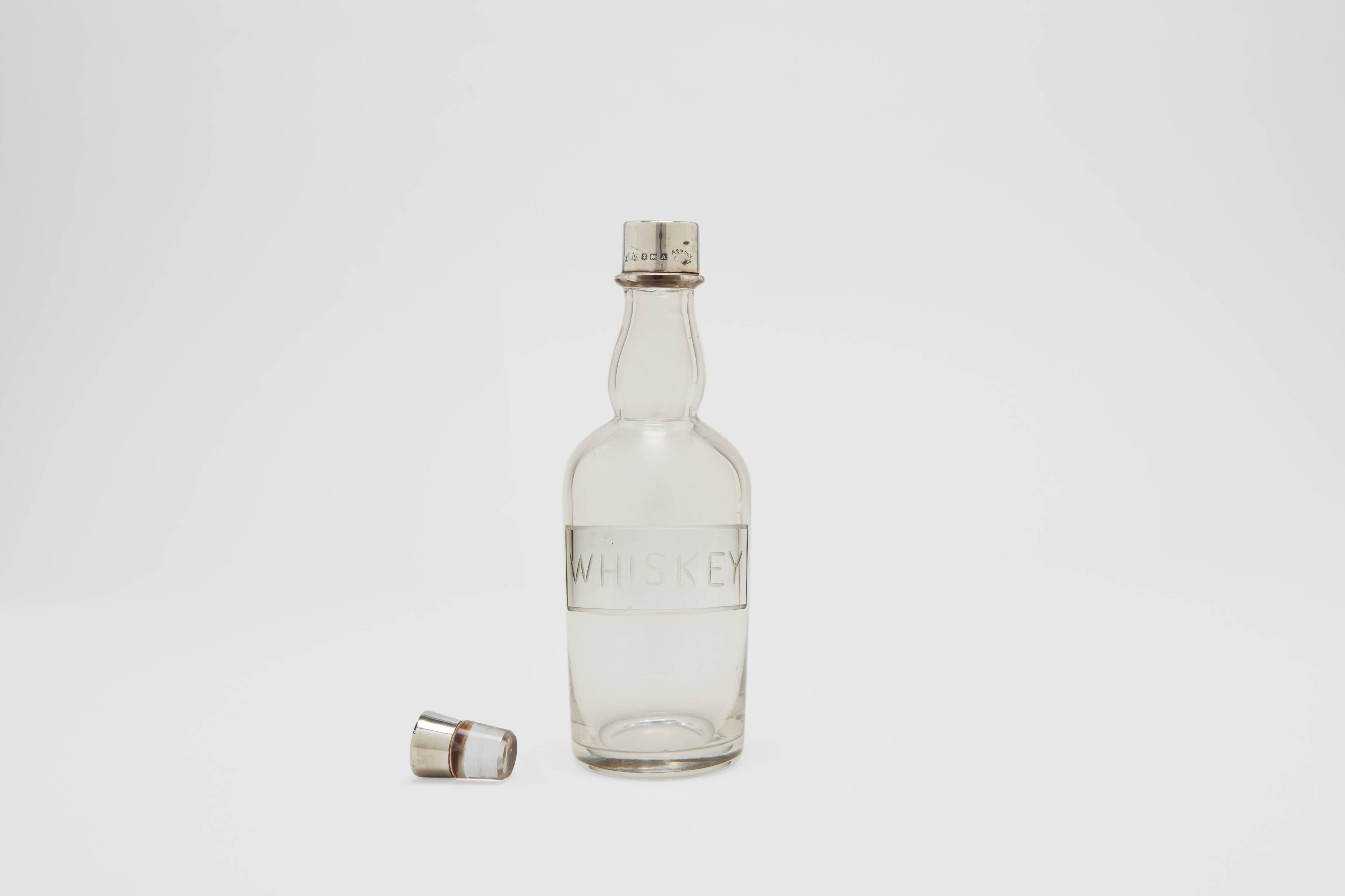 British Asprey Miniature Whiskey Bottle