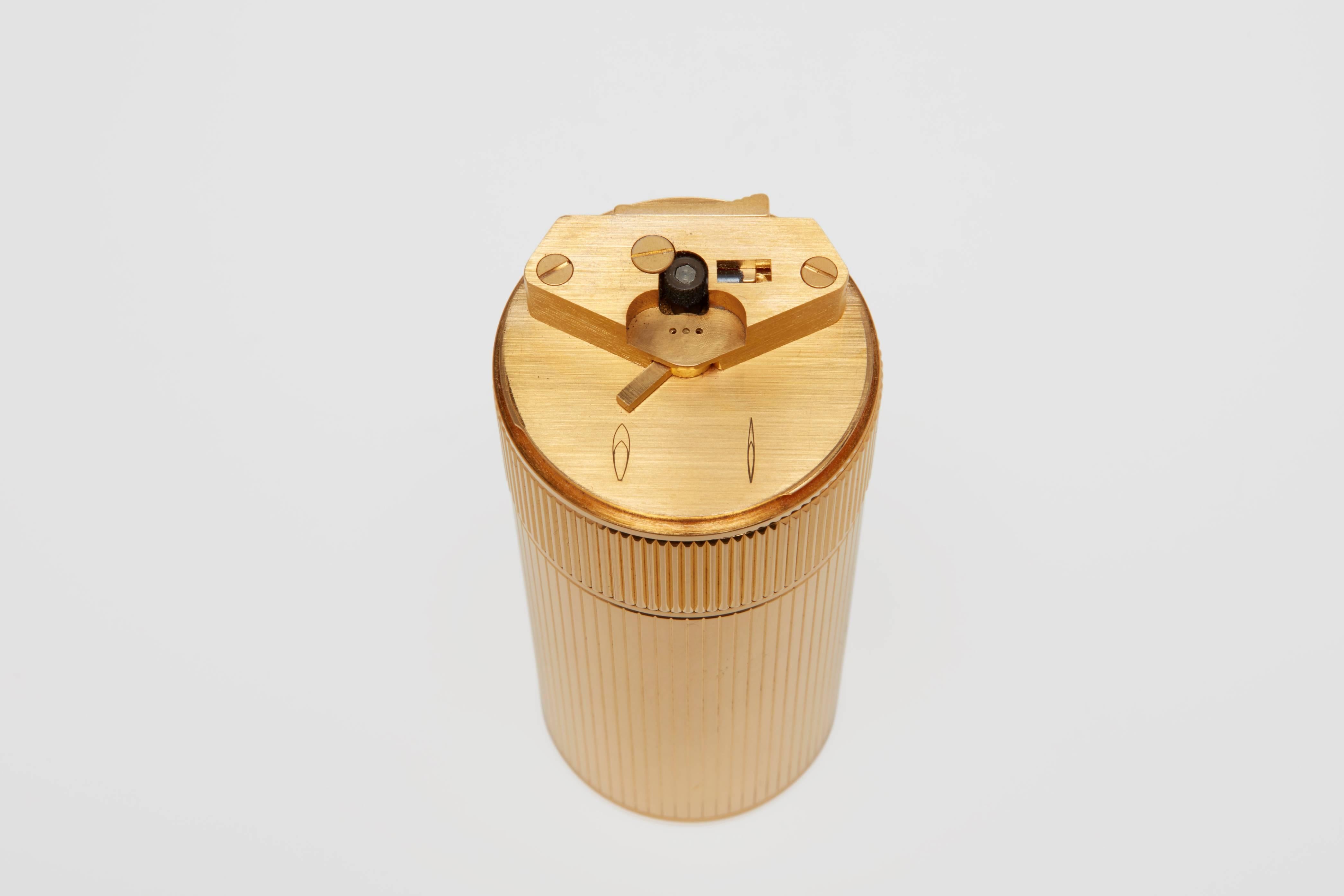 Modern S. T. Dupont Cylinder Table Lighter