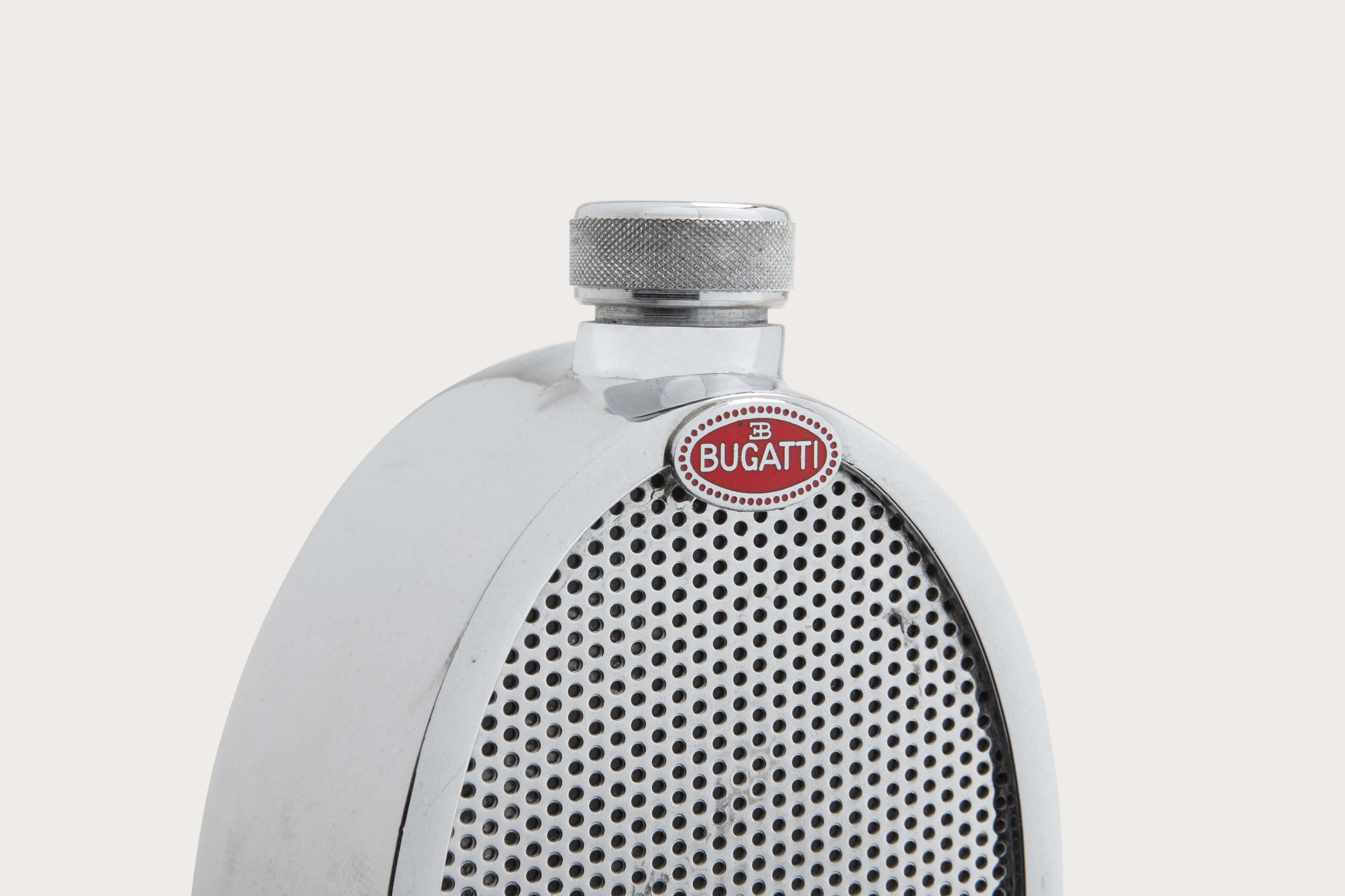 European Bugatti Radiator Drinking Flask