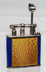 Sterling & Enamel Dunhill 'Unique' Lighter